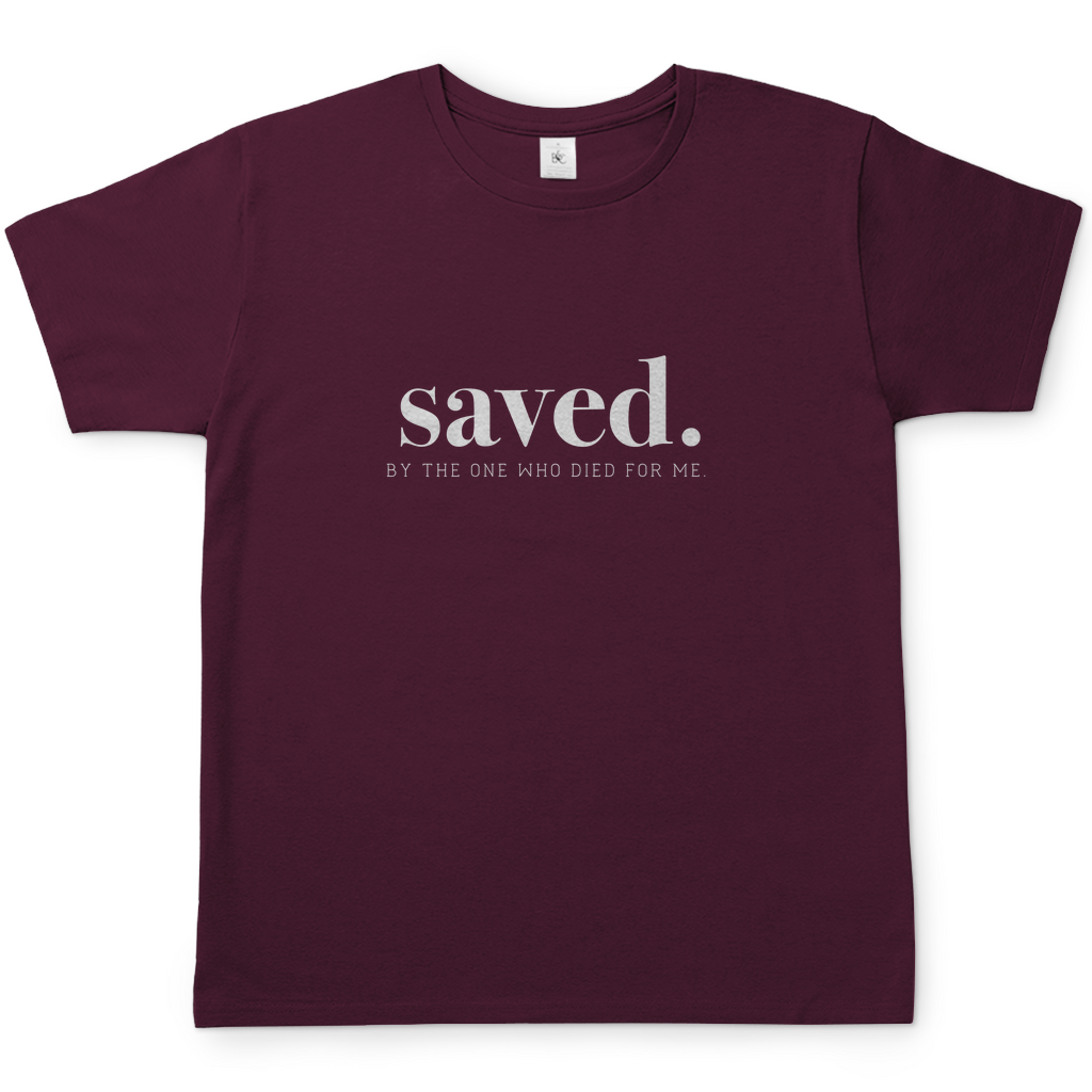 Saved christliches Herren T-Shirt