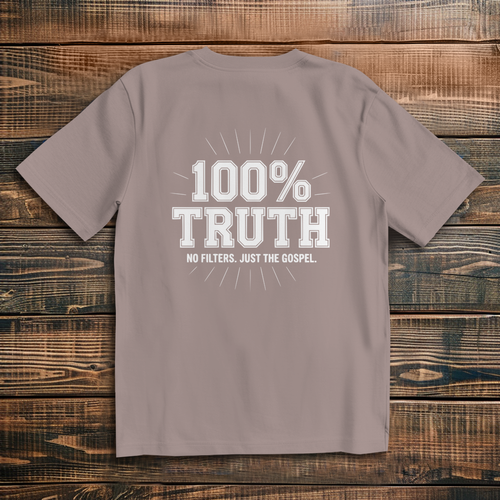 100% Truth - Oversize Backprint T-Shirt