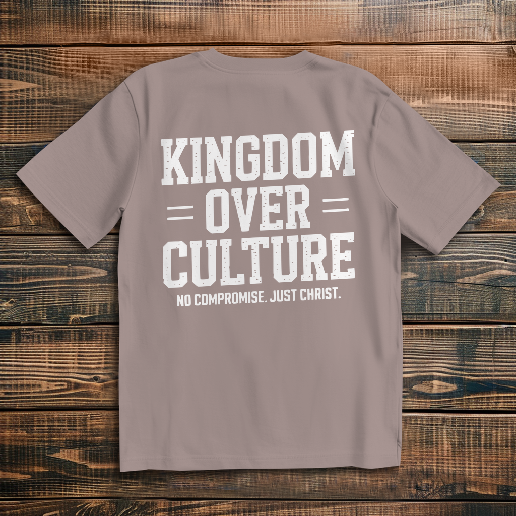Kingdom over Culture - Oversize Backprint T-Shirt