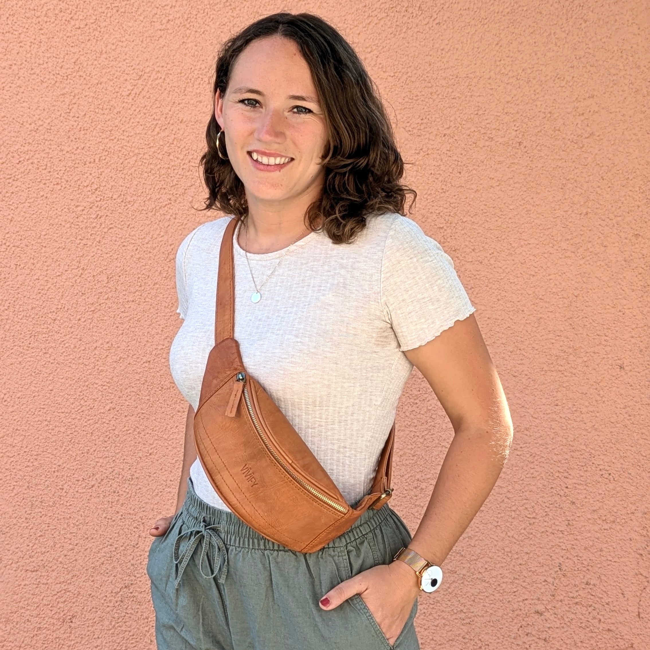 Taza Gürteltasche Bauchtasche Handytasche Ledertasche Leder