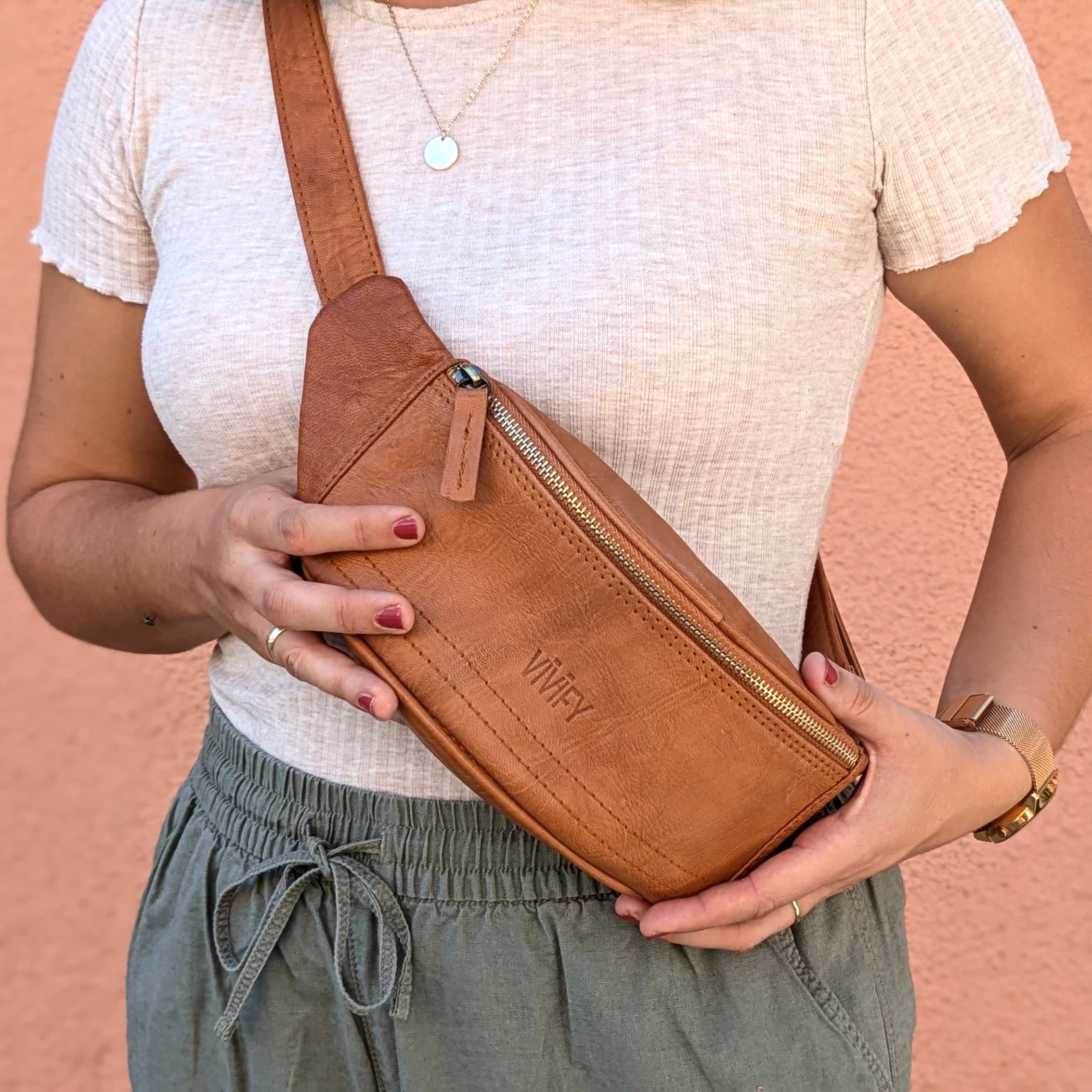 Taza Gürteltasche Bauchtasche Handytasche Ledertasche Leder