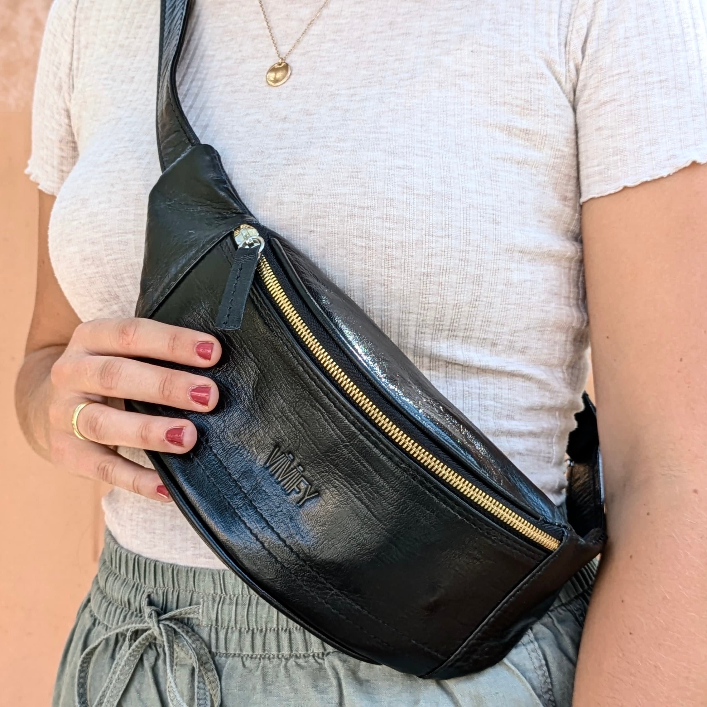Taza Gürteltasche Bauchtasche Handytasche Ledertasche Leder