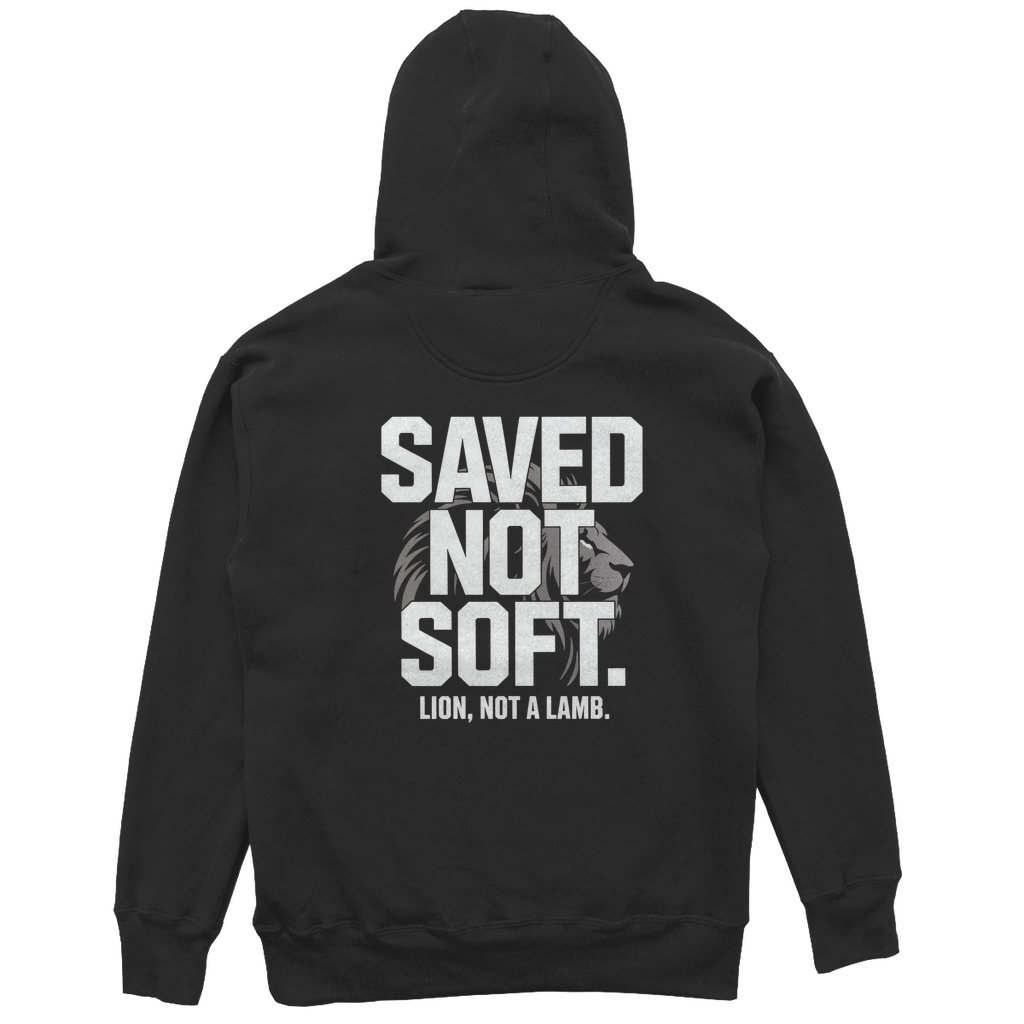 Saved not Soft - Christlicher Unisex Oversize Hoodie