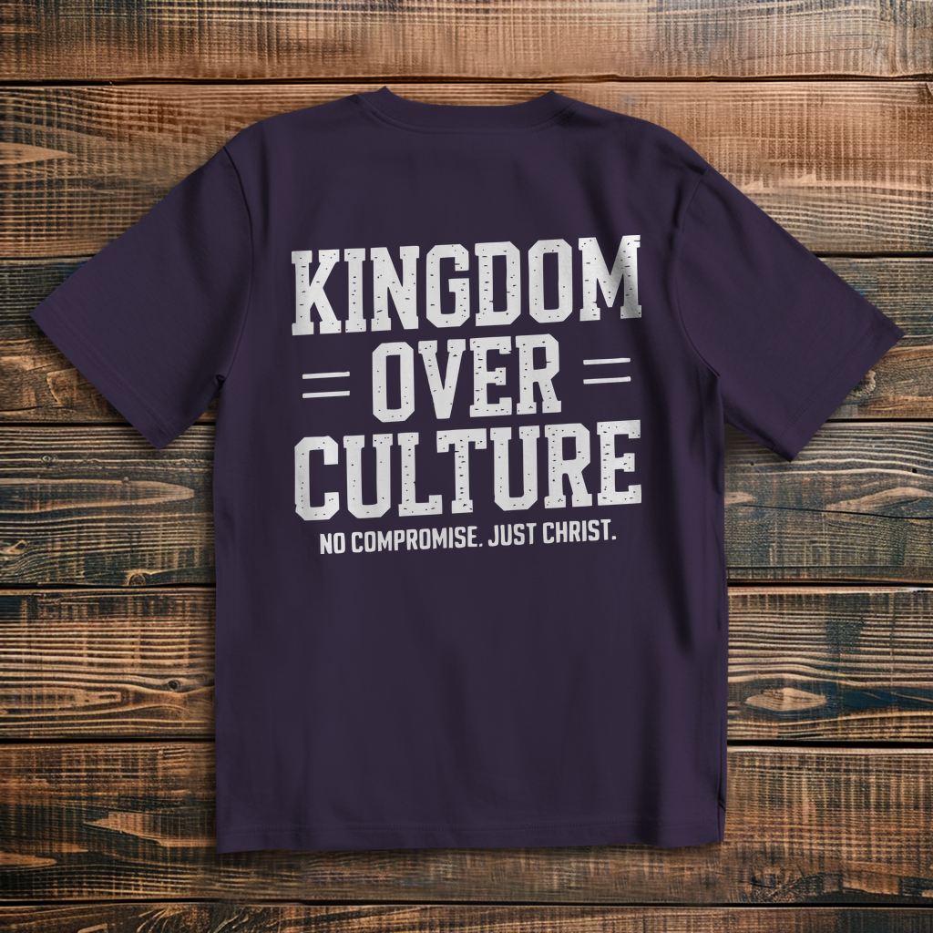 Kingdom over Culture - Oversize Backprint T-Shirt