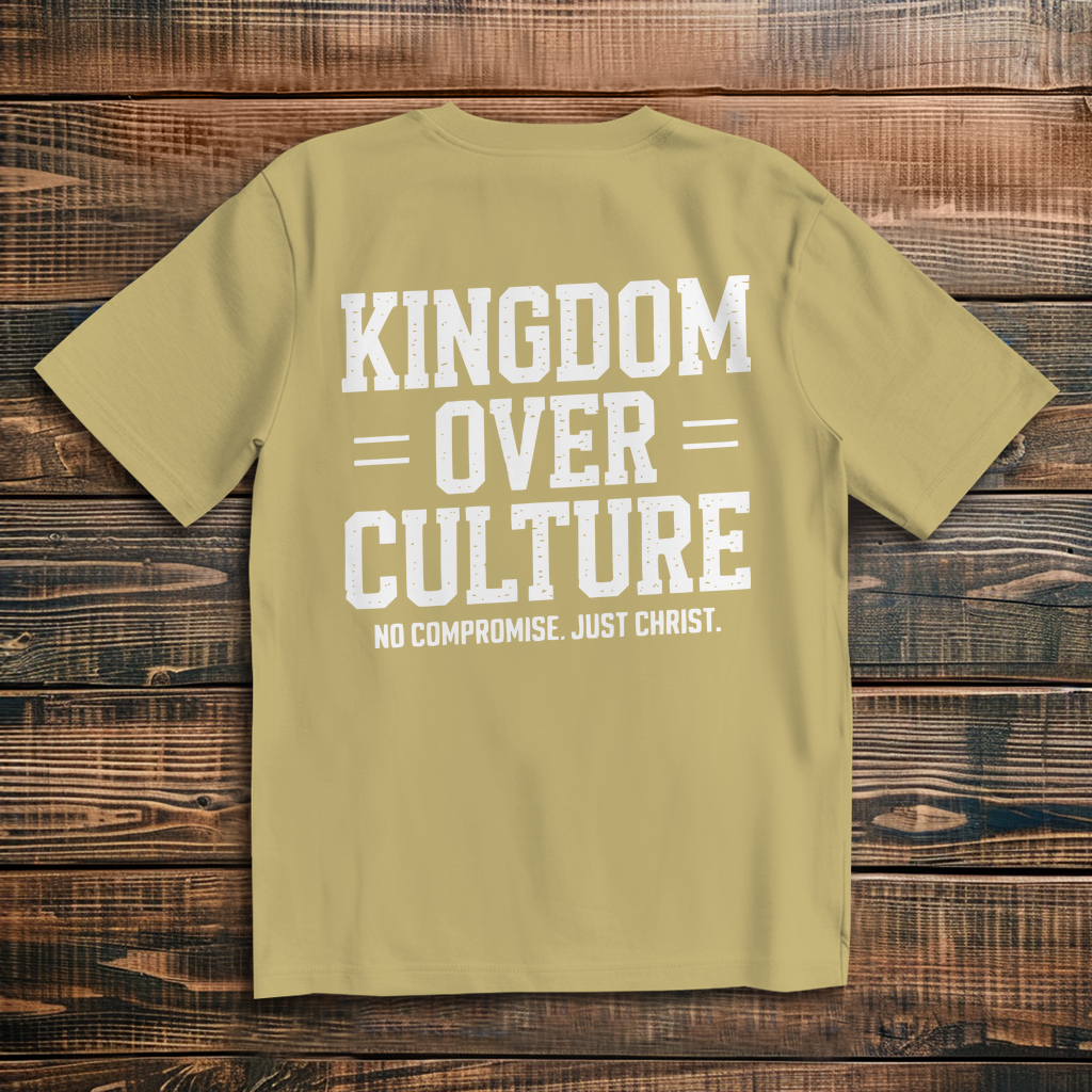 Kingdom over Culture - Oversize Backprint T-Shirt