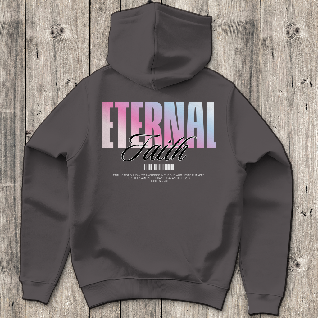 Eternal Faith - Backprint Christlicher Herren Hoodie