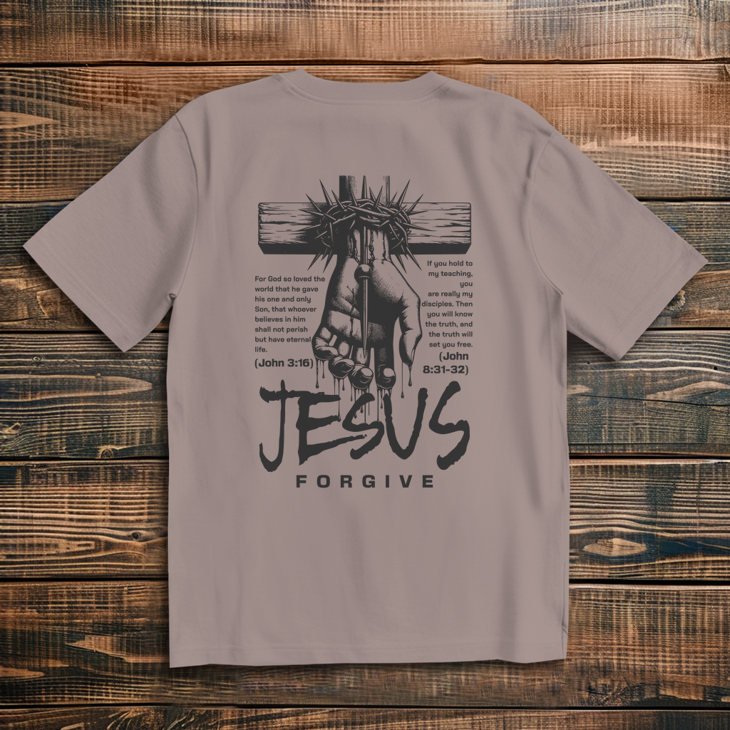 Jesus Forgive Oversize T-Shirt