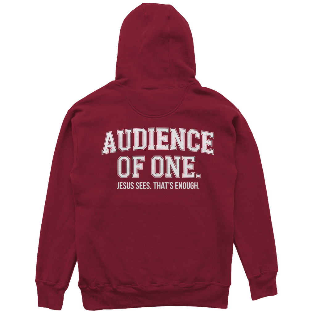 Audience of One - Christlicher Unisex Oversize Hoodie