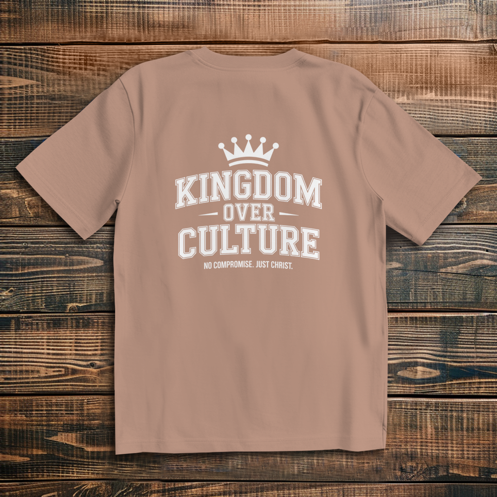 Kingdom over Culture - Oversize Backprint T-Shirt