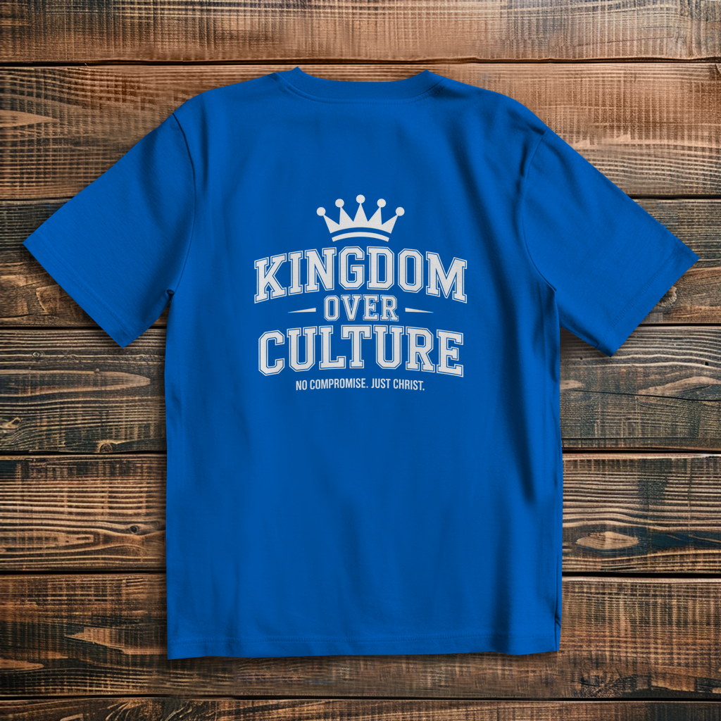 Kingdom over Culture - Oversize Backprint T-Shirt