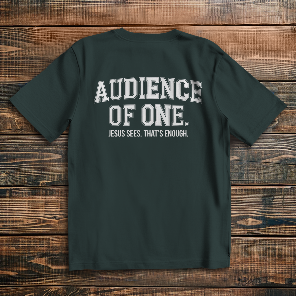 Audience of One - Oversize Backprint T-Shirt