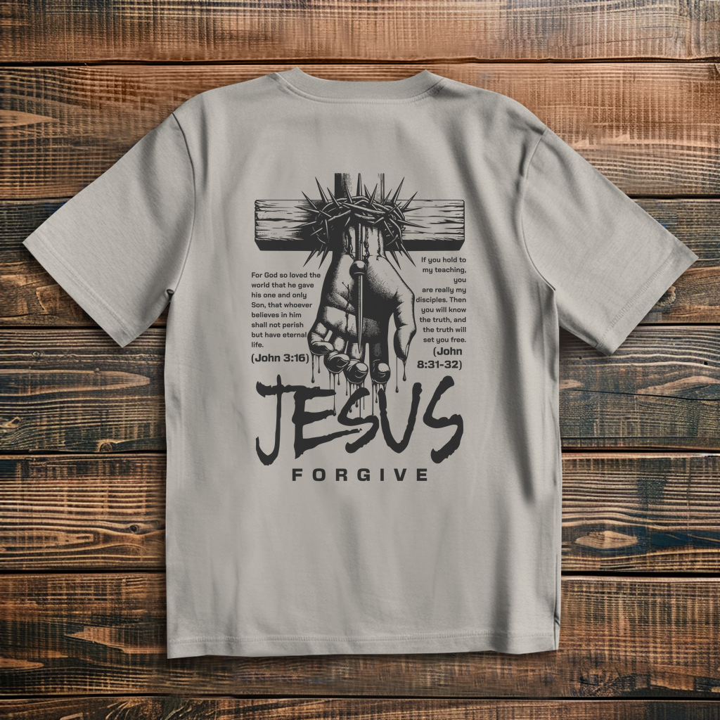 Jesus Forgive Oversize T-Shirt