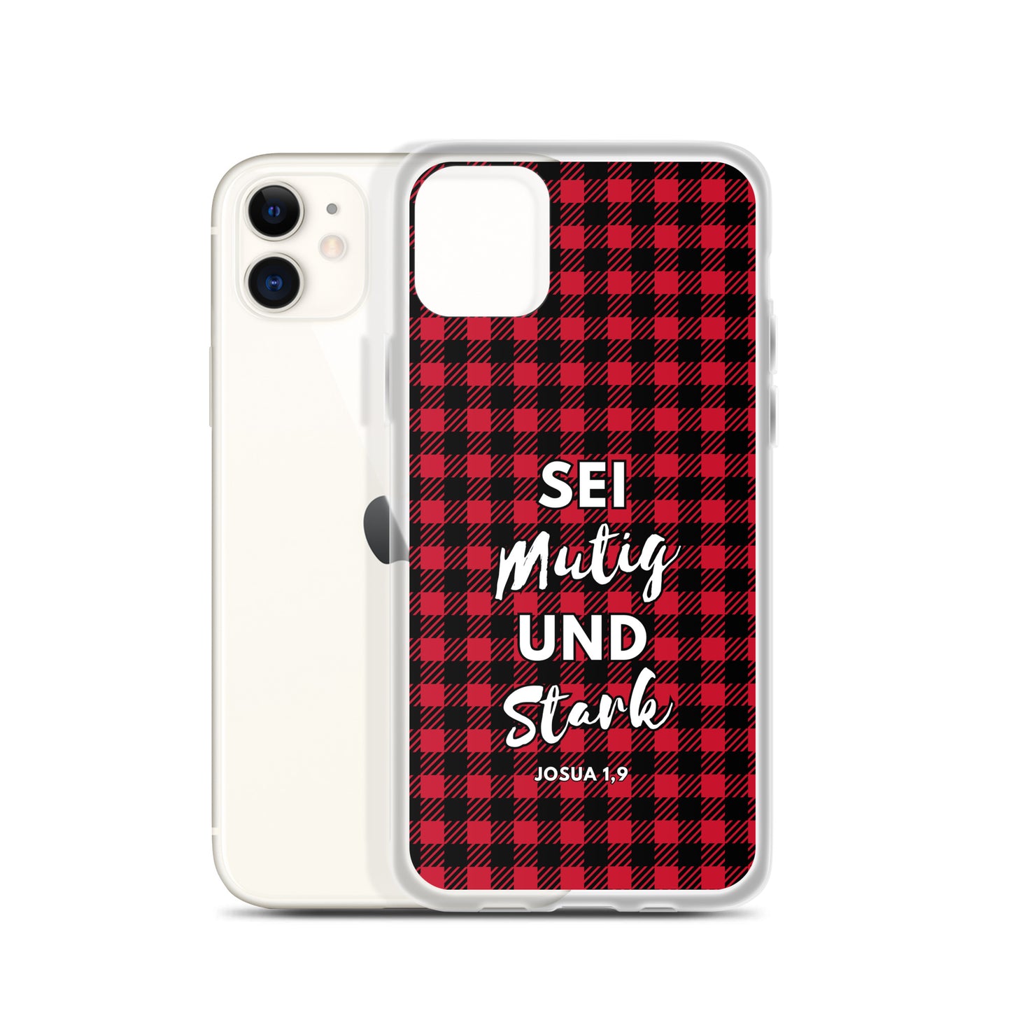Sei mutig und stark Josua 1,9 iPhone-Hülle