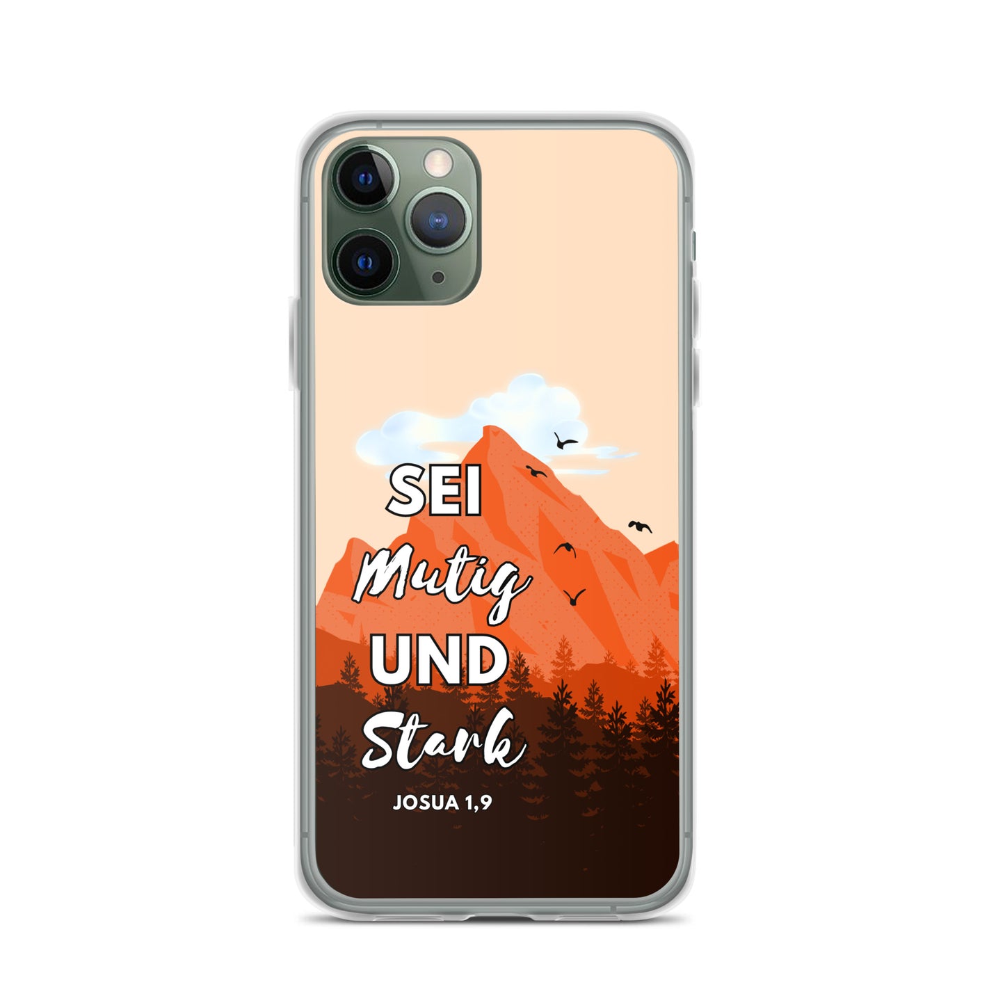 Sei mutig und stark iPhone-Hülle