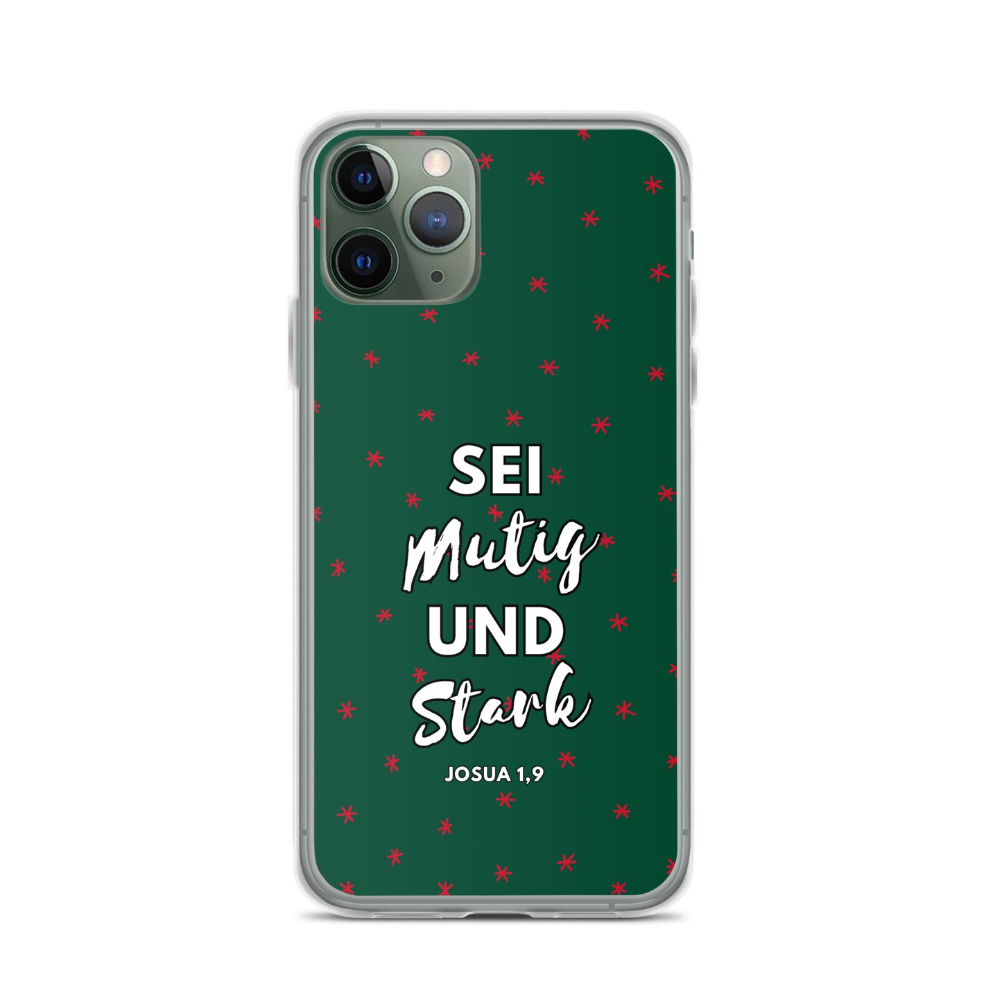 Sei mutig und stark Josua 1,9 iPhone-Hülle