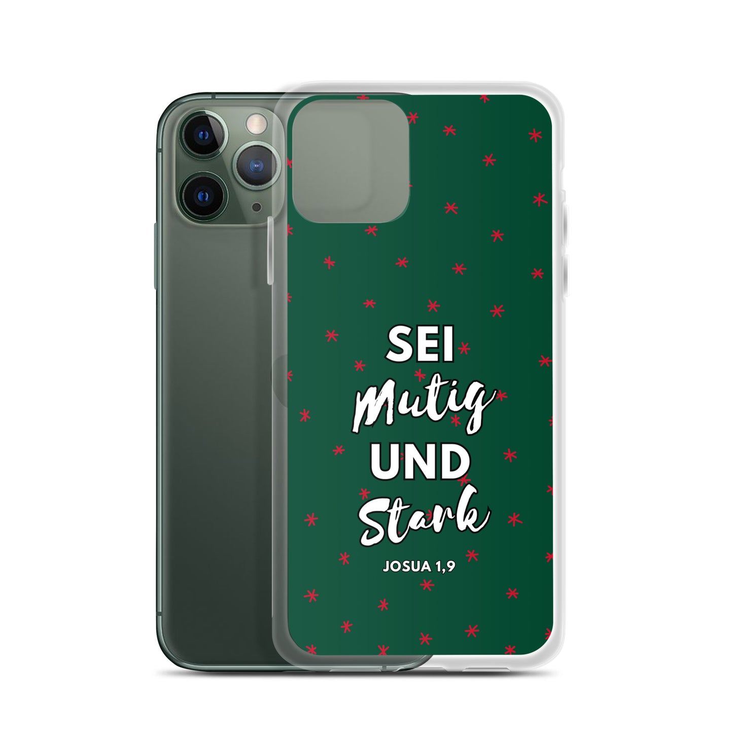 Sei mutig und stark Josua 1,9 iPhone-Hülle