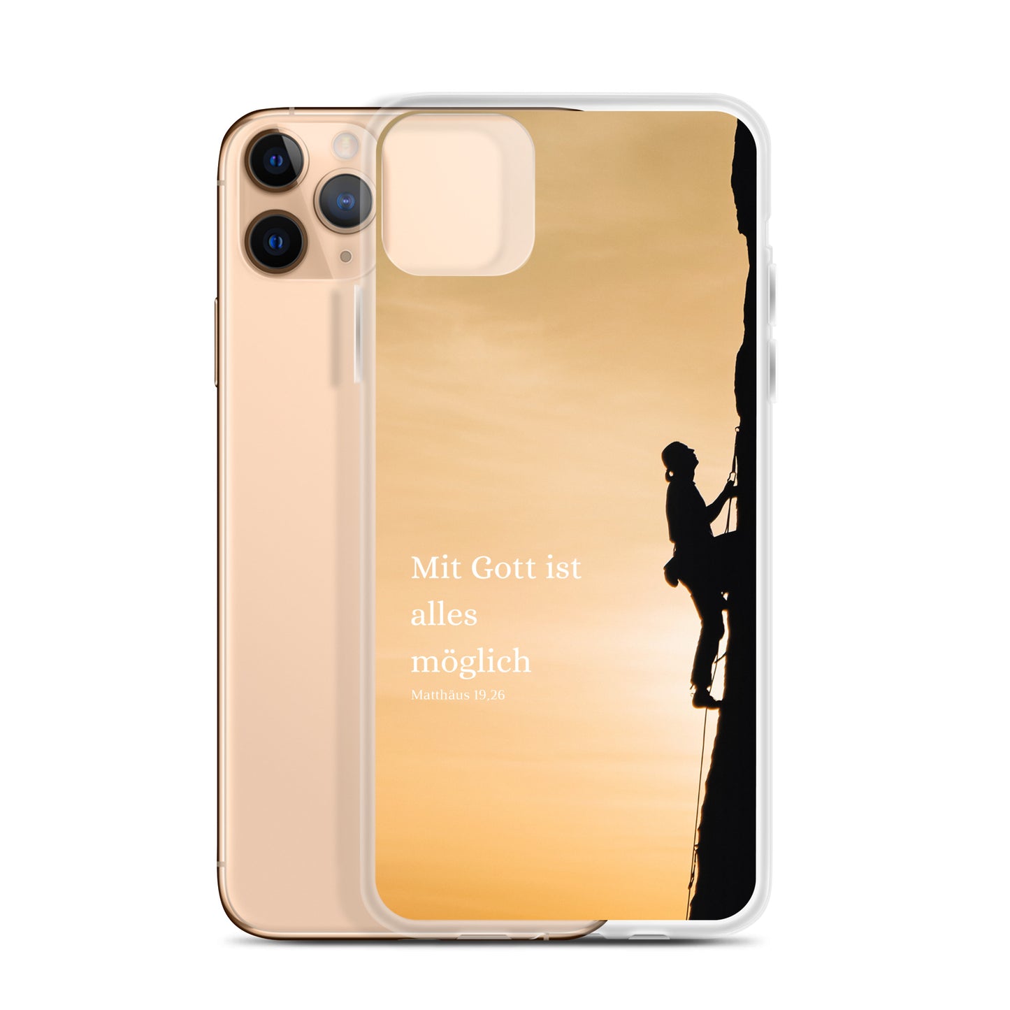 Mitt Gott ist alles möglich iPhone-Hülle