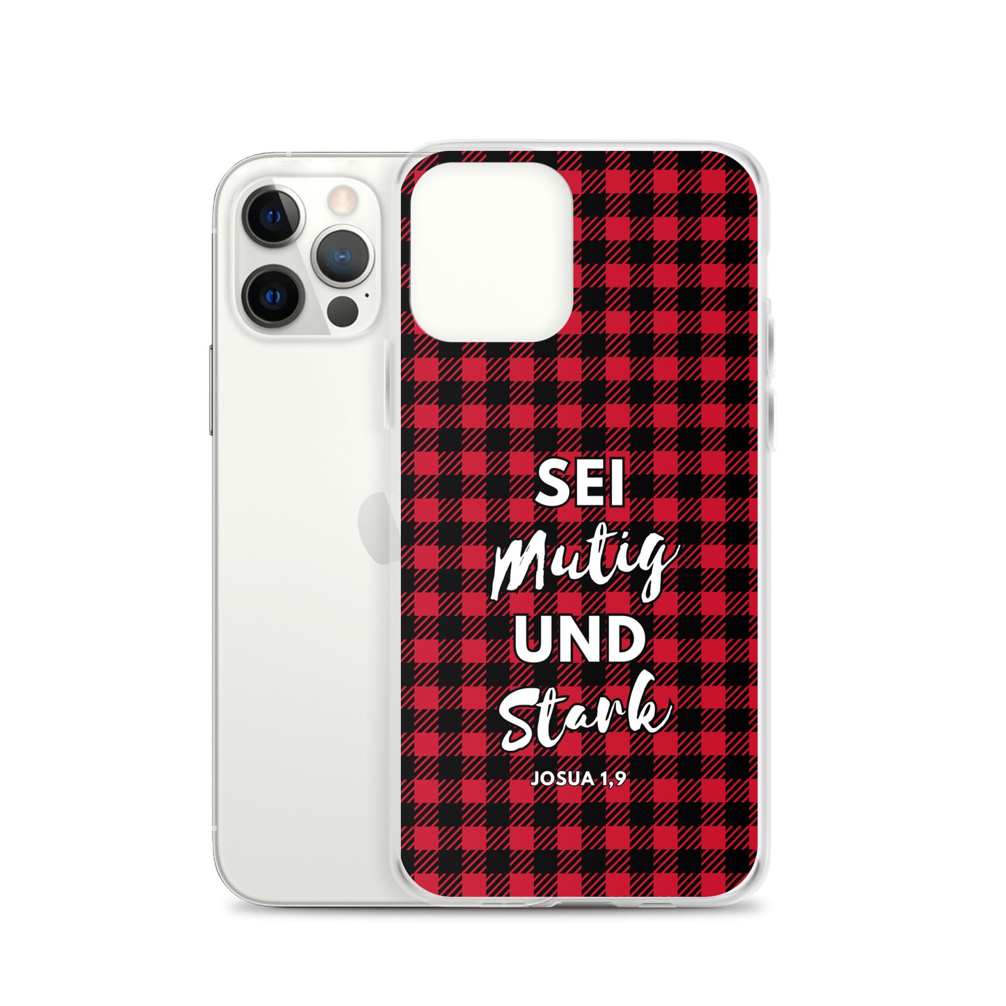Sei mutig und stark Josua 1,9 iPhone-Hülle