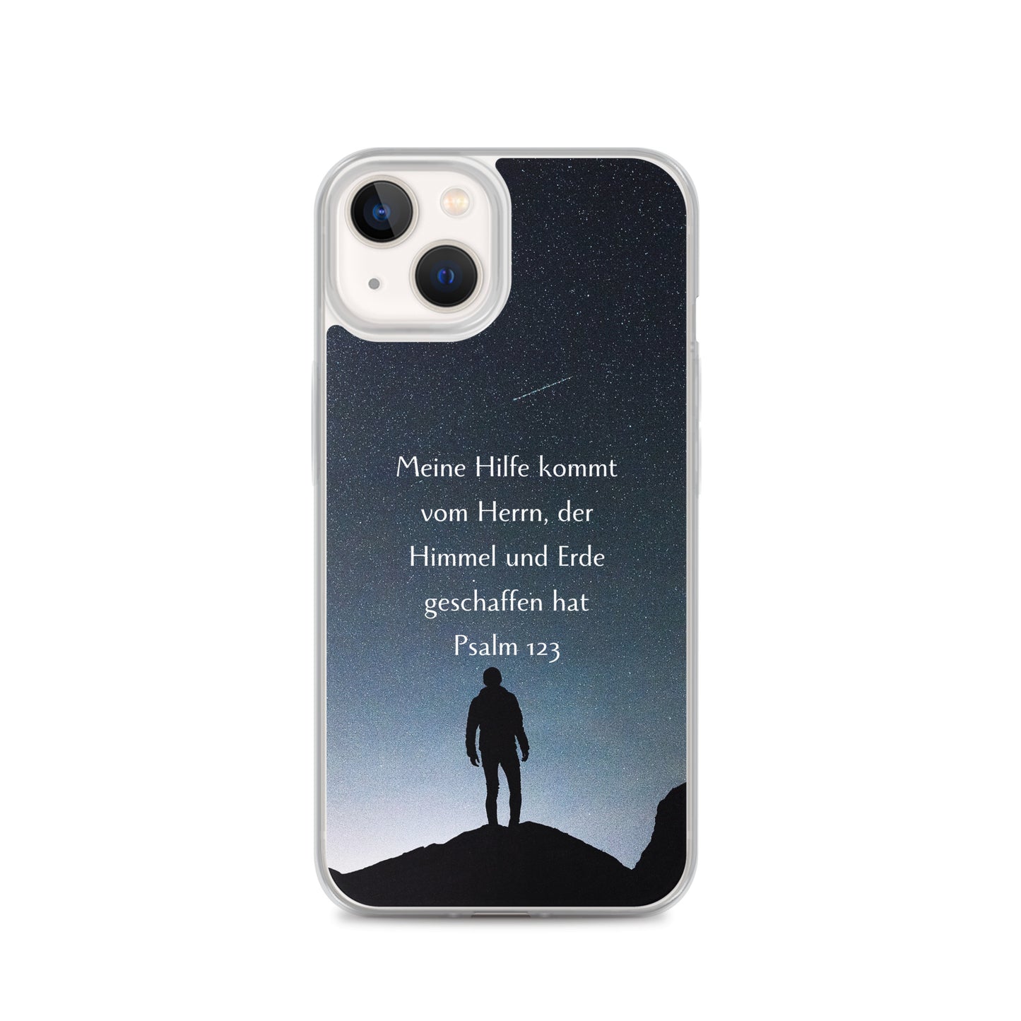 Meine Hilfe kommt vom Herrn Psalm 123 iPhone-Hülle