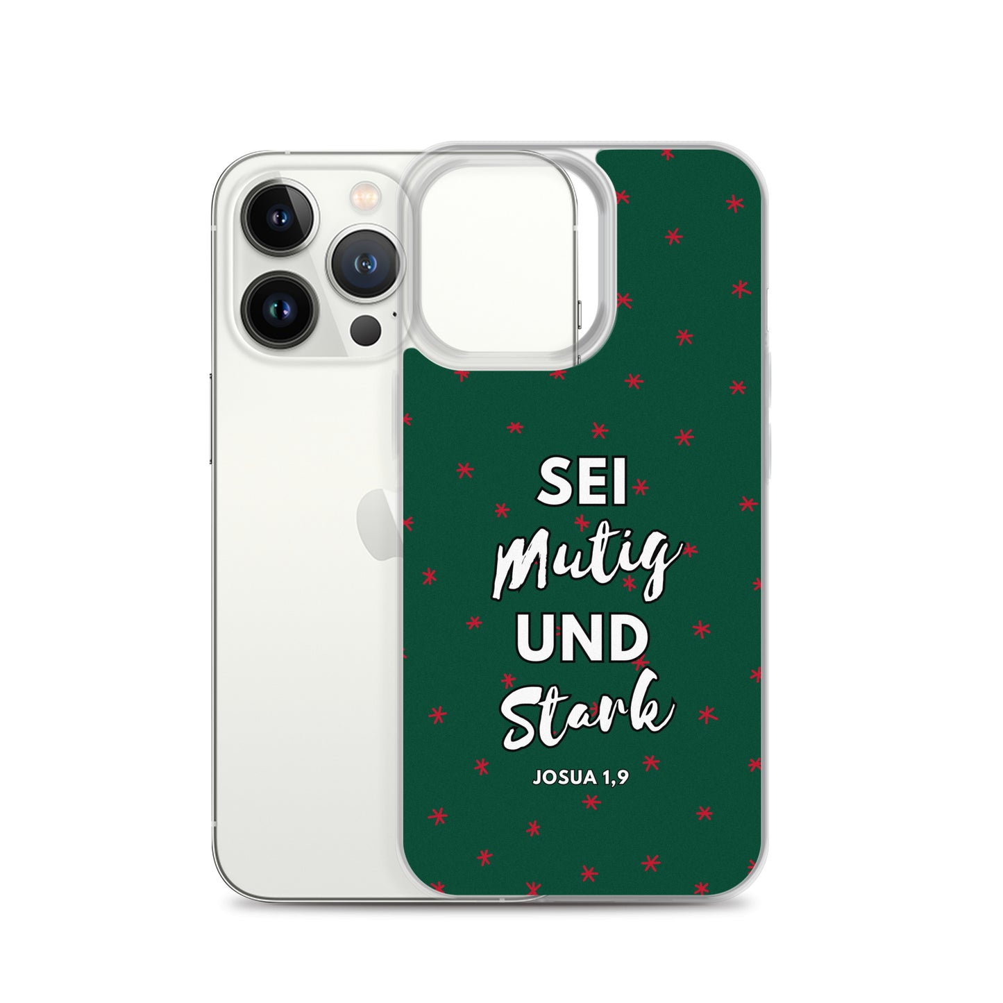 Sei mutig und stark Josua 1,9 iPhone-Hülle