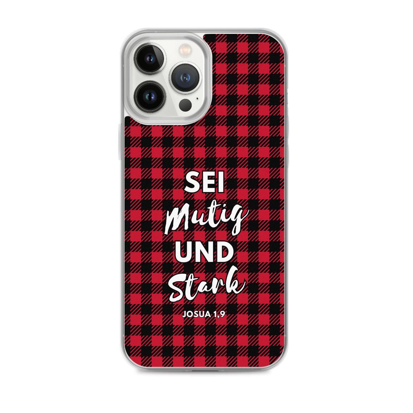 Sei mutig und stark Josua 1,9 iPhone-Hülle