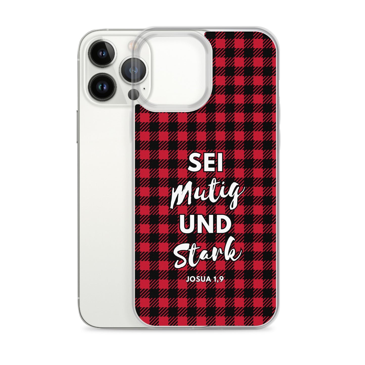Sei mutig und stark Josua 1,9 iPhone-Hülle