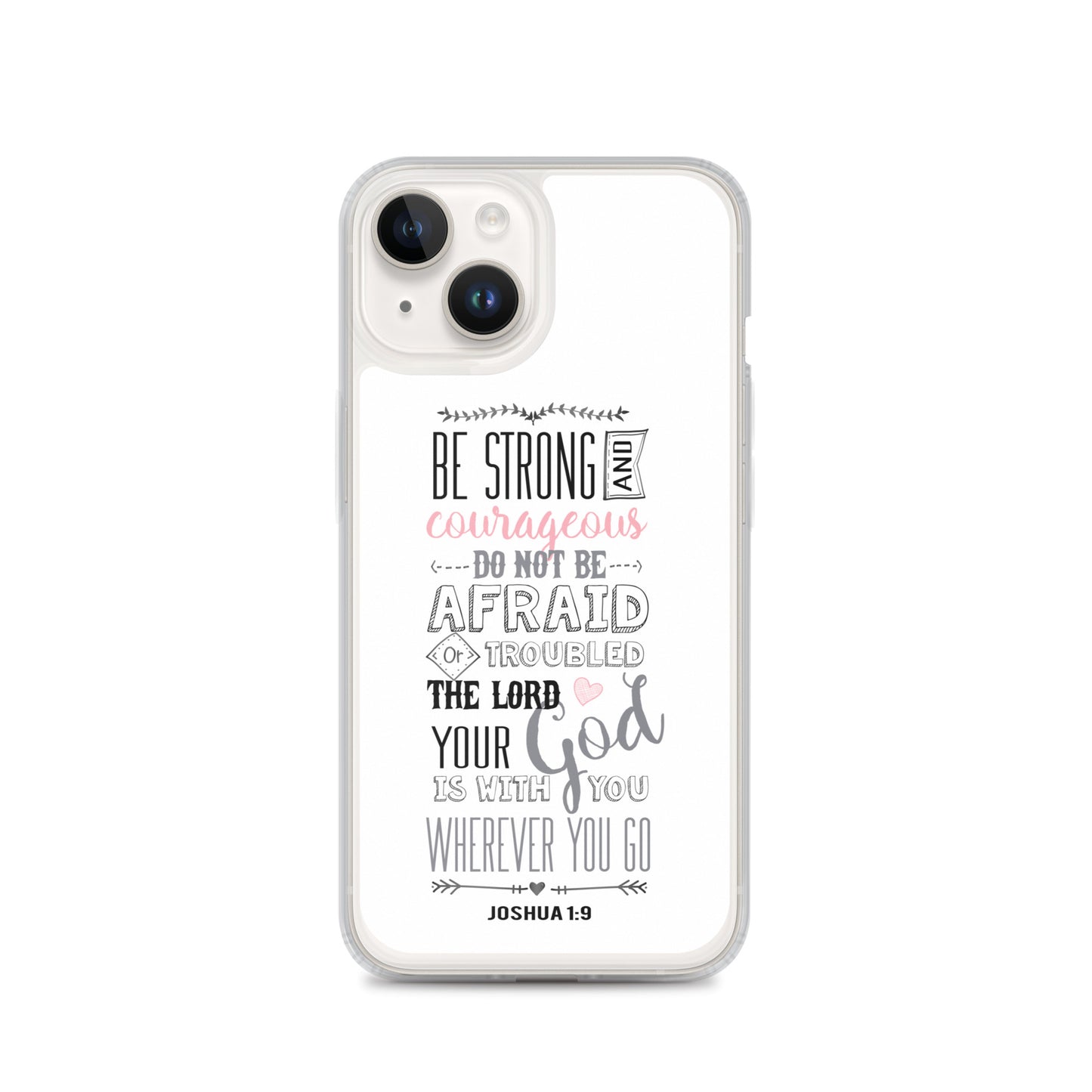 Josua 1:9 Sei mutig und stark - christliche iPhone Handyhülle