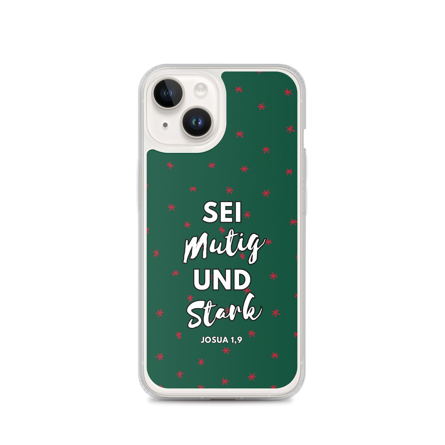 Sei mutig und stark Josua 1,9 iPhone-Hülle