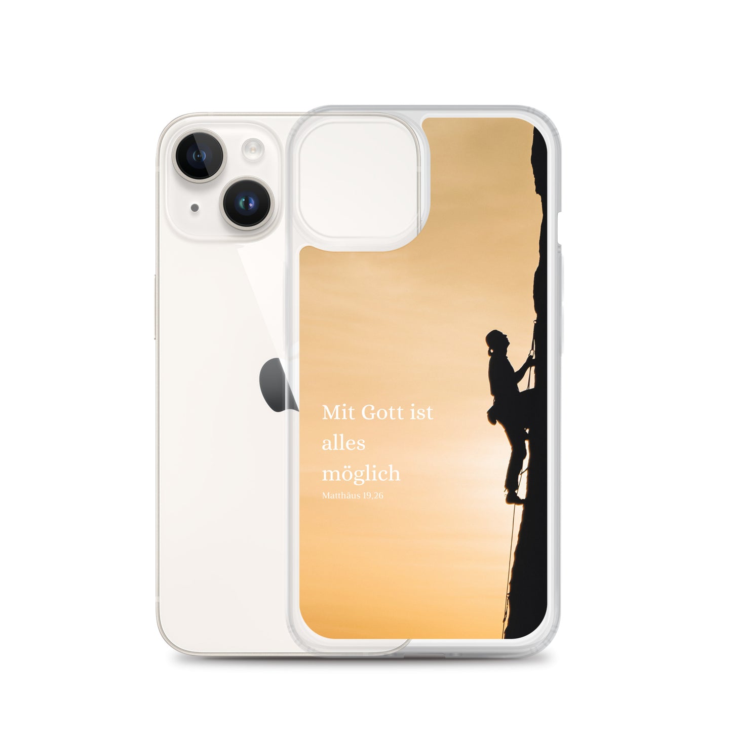 Mitt Gott ist alles möglich iPhone-Hülle