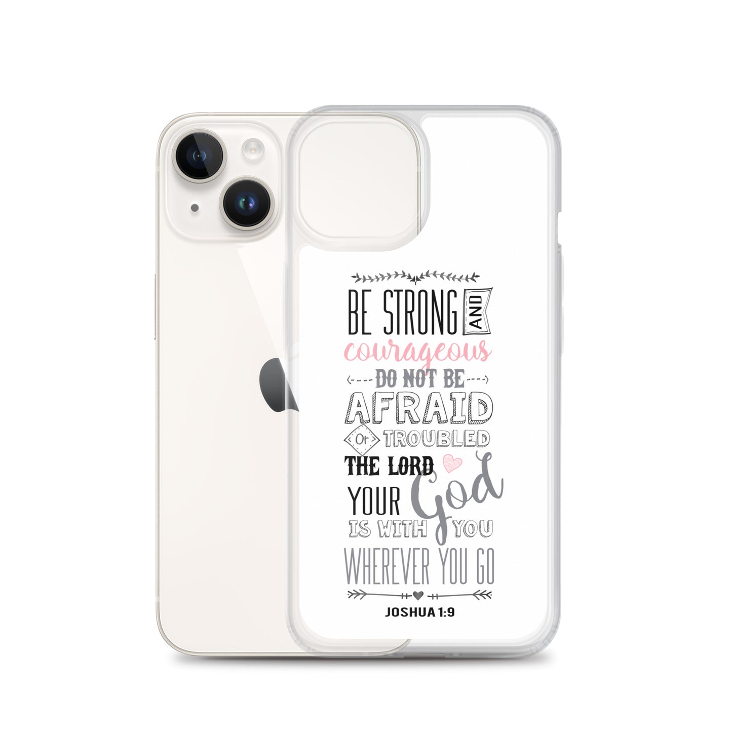 Josua 1:9 Sei mutig und stark - christliche iPhone Handyhülle