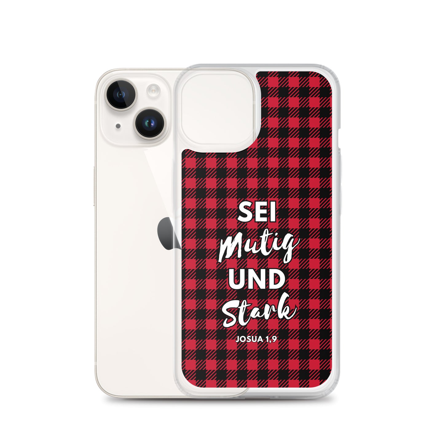 Sei mutig und stark Josua 1,9 iPhone-Hülle