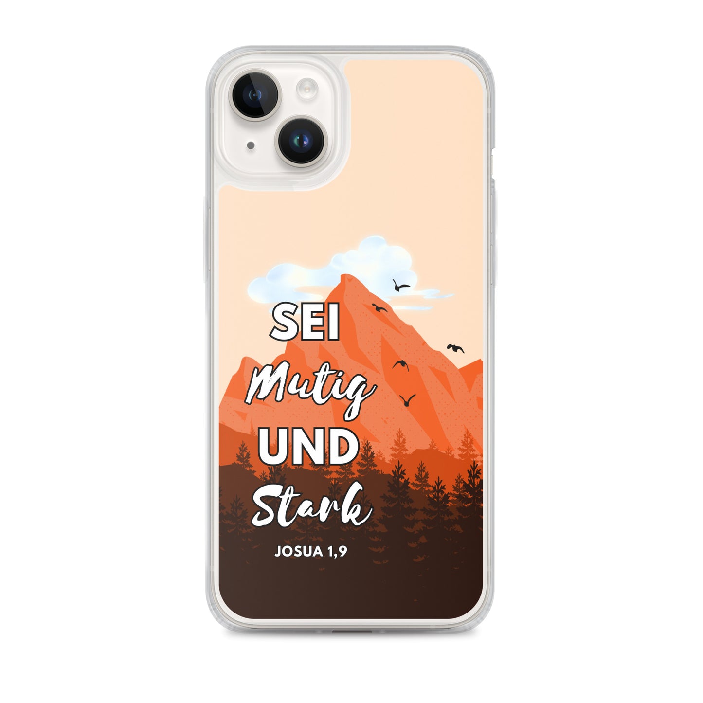 Sei mutig und stark iPhone-Hülle