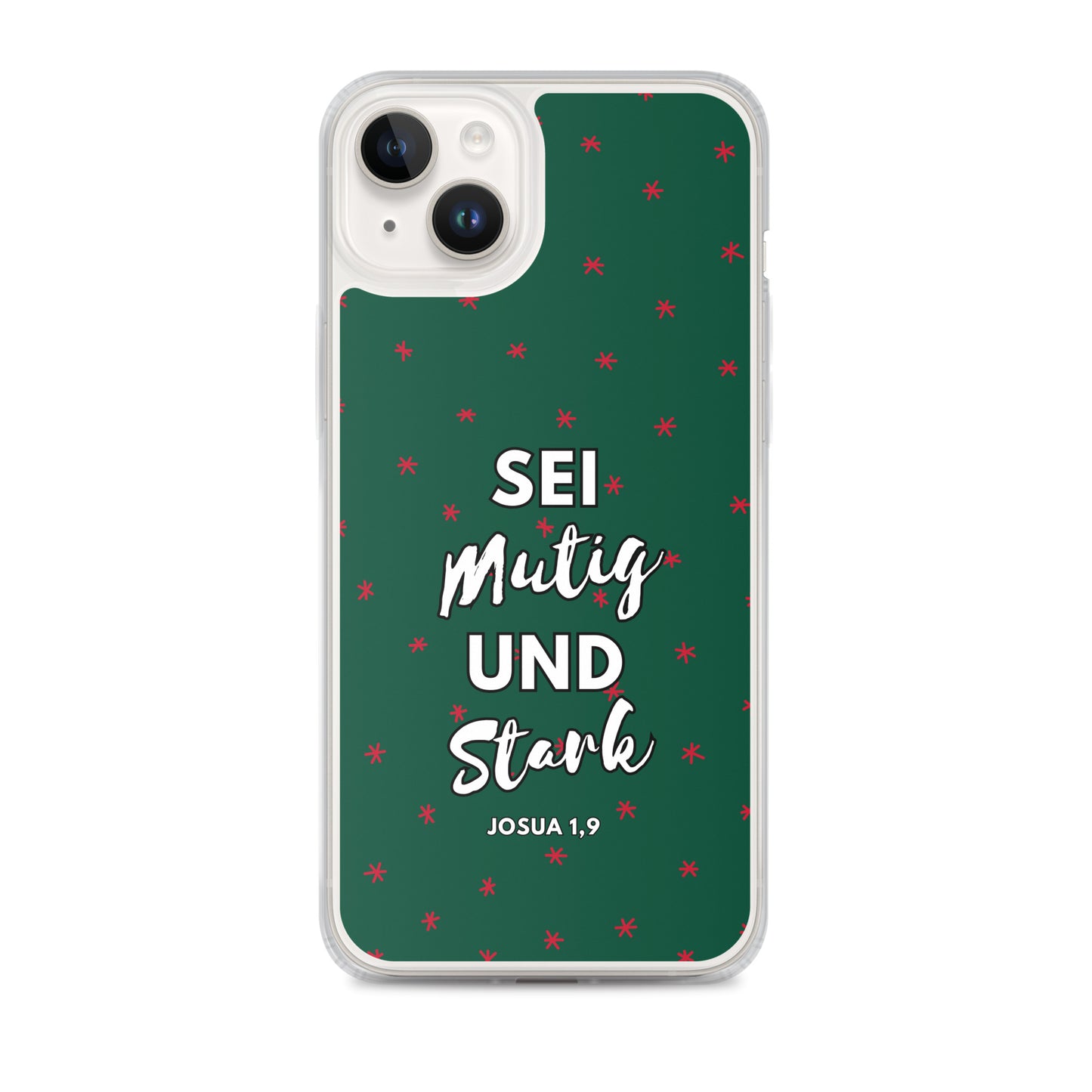 Sei mutig und stark Josua 1,9 iPhone-Hülle