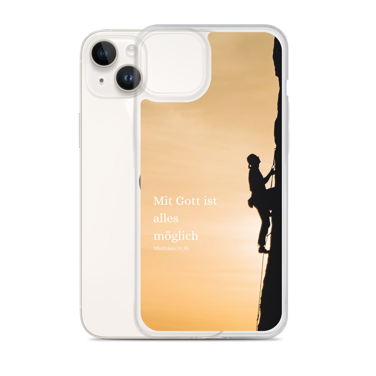 Mitt Gott ist alles möglich iPhone-Hülle
