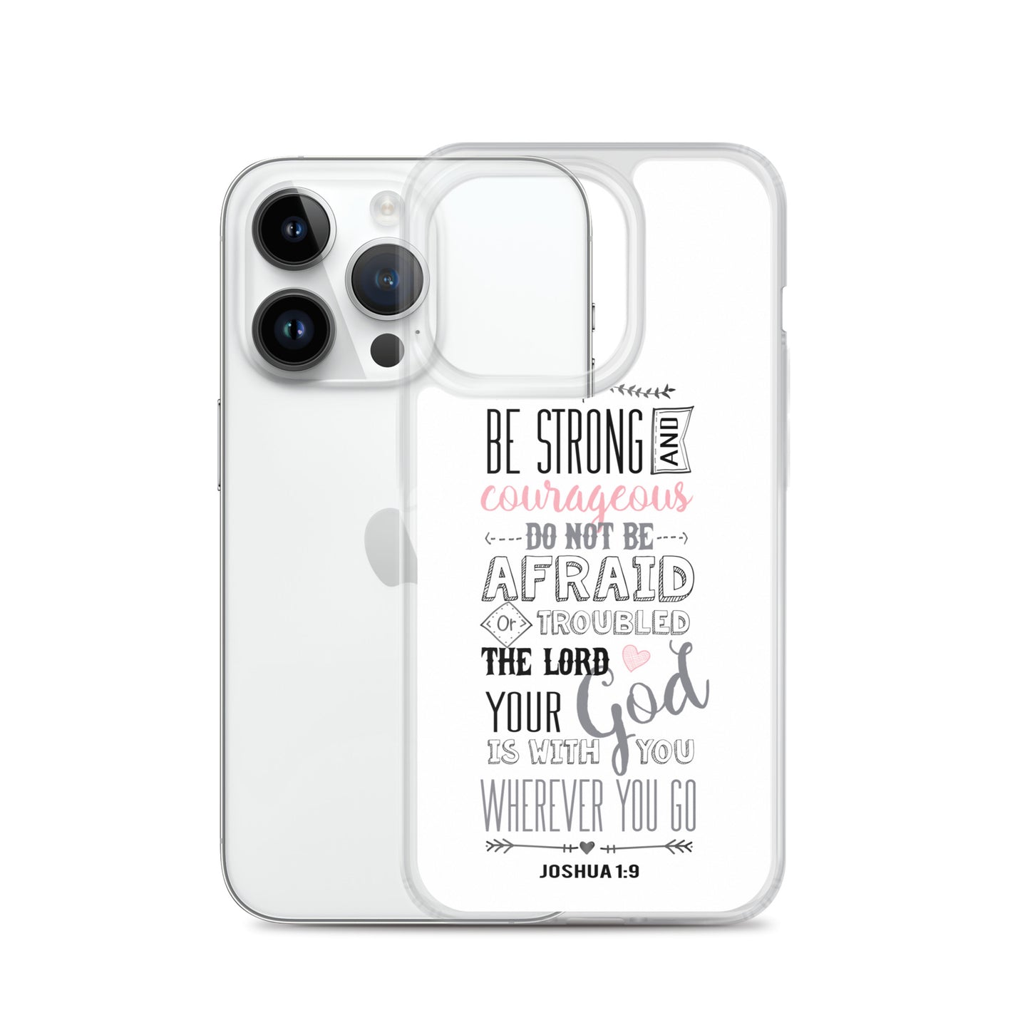 Josua 1:9 Sei mutig und stark - christliche iPhone Handyhülle
