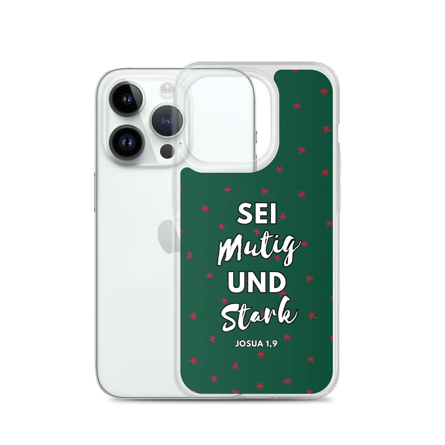 Sei mutig und stark Josua 1,9 iPhone-Hülle