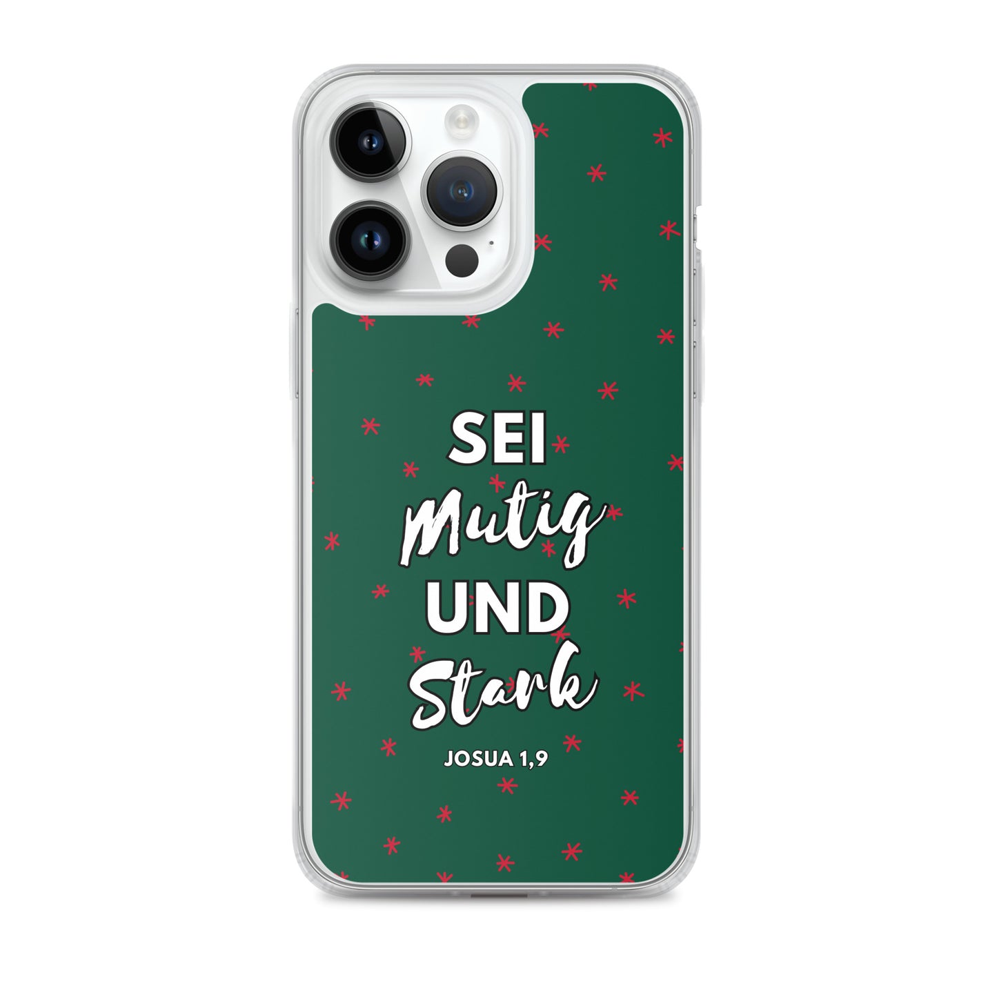 Sei mutig und stark Josua 1,9 iPhone-Hülle
