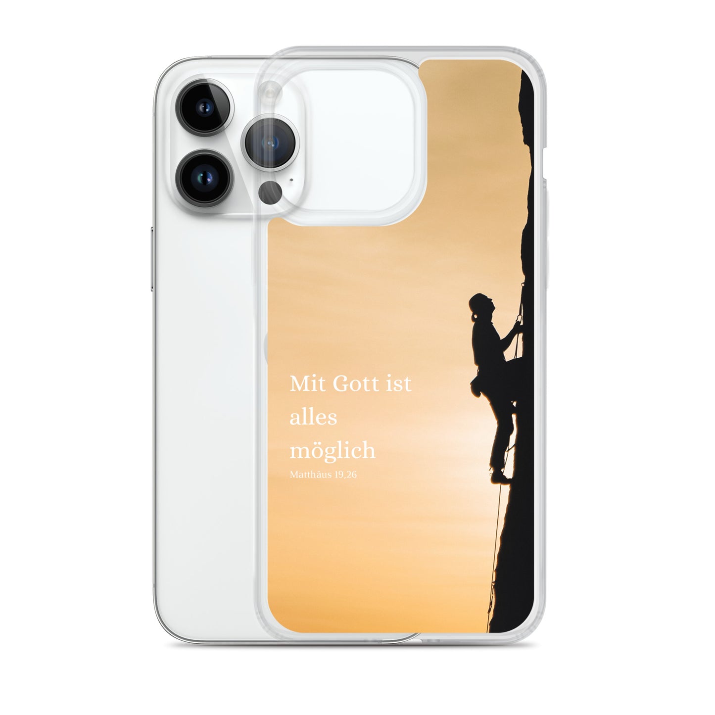 Mitt Gott ist alles möglich iPhone-Hülle