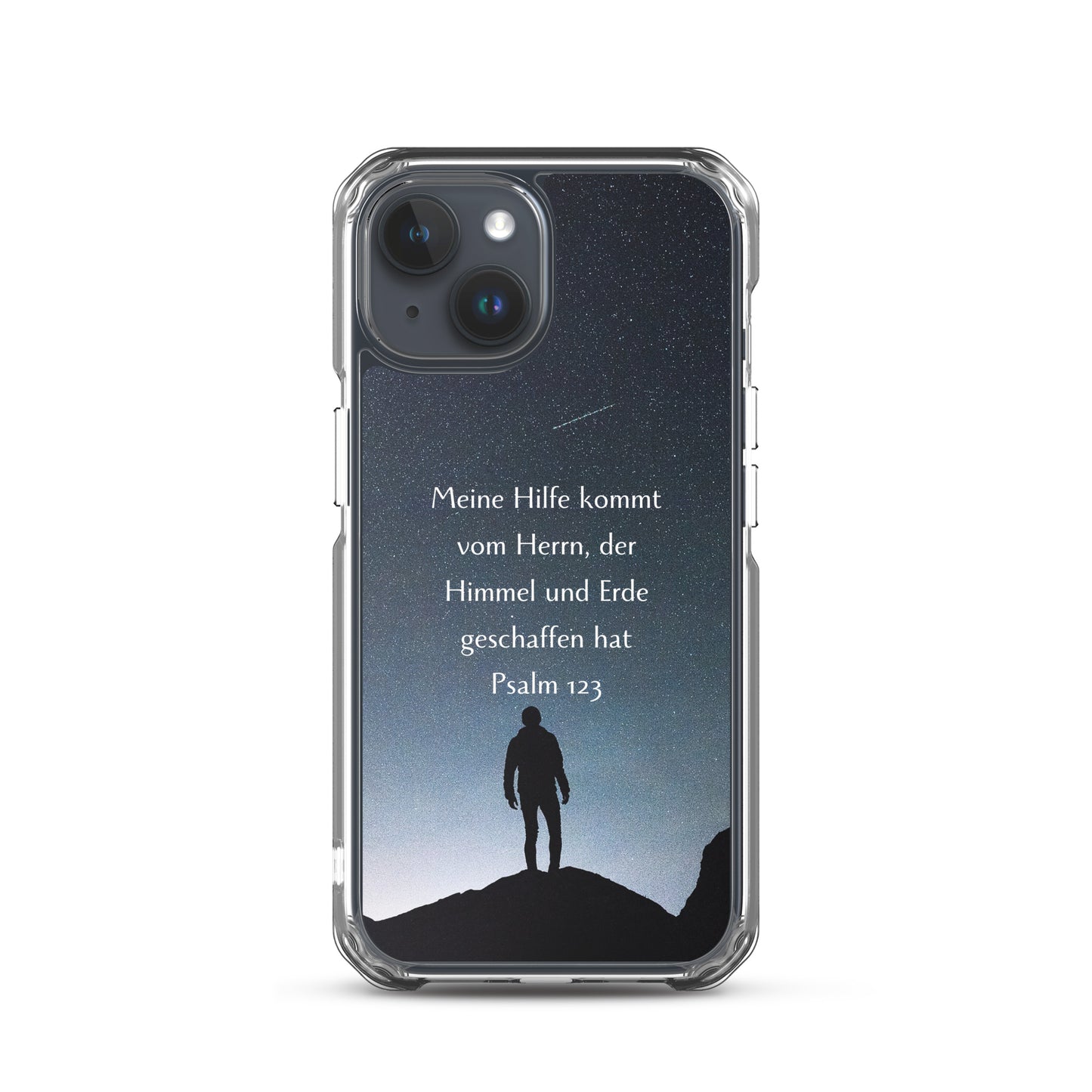 Meine Hilfe kommt vom Herrn Psalm 123 iPhone-Hülle