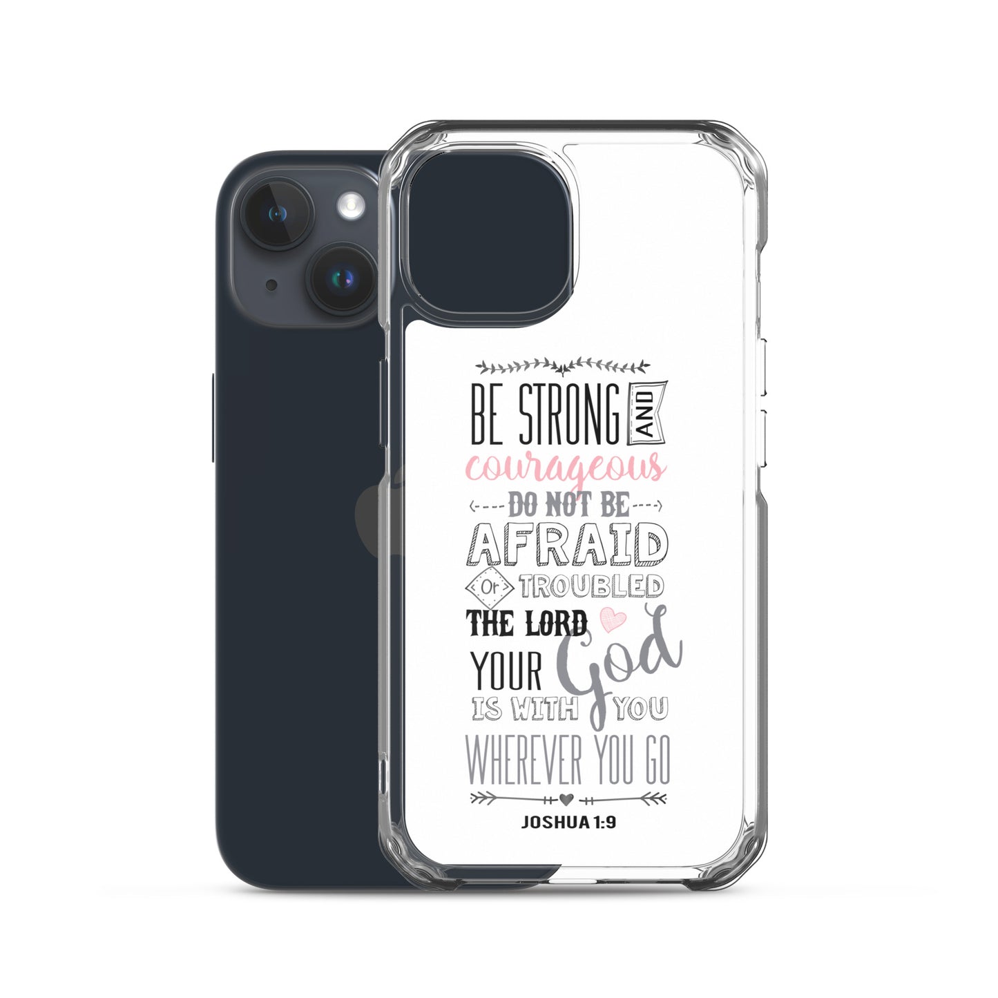Josua 1:9 Sei mutig und stark - christliche iPhone Handyhülle