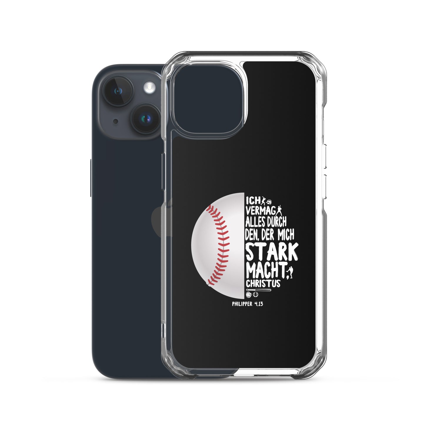Philipper 4,13 Baseball Ich vermag alles durch Christus iPhone-Hülle