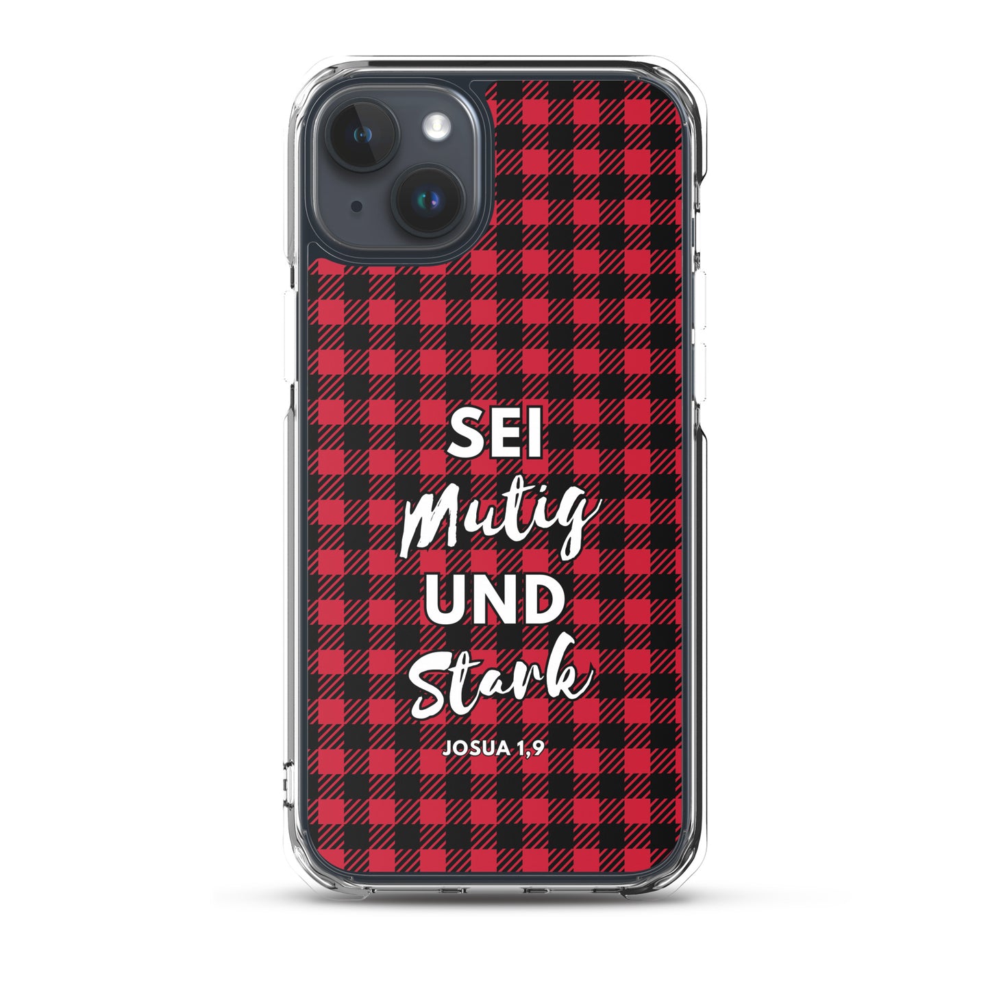 Sei mutig und stark Josua 1,9 iPhone-Hülle