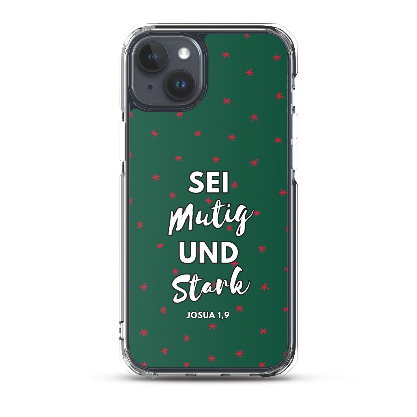 Sei mutig und stark Josua 1,9 iPhone-Hülle