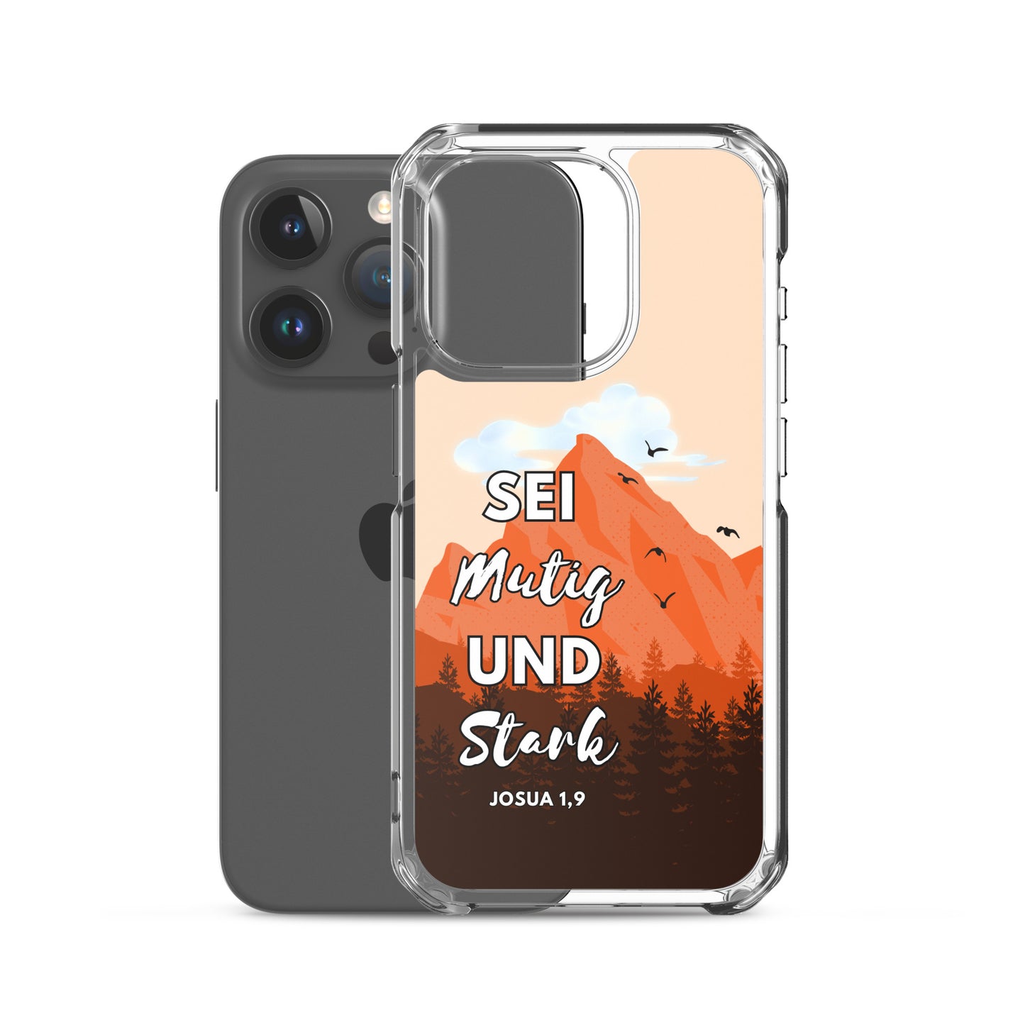 Sei mutig und stark iPhone-Hülle