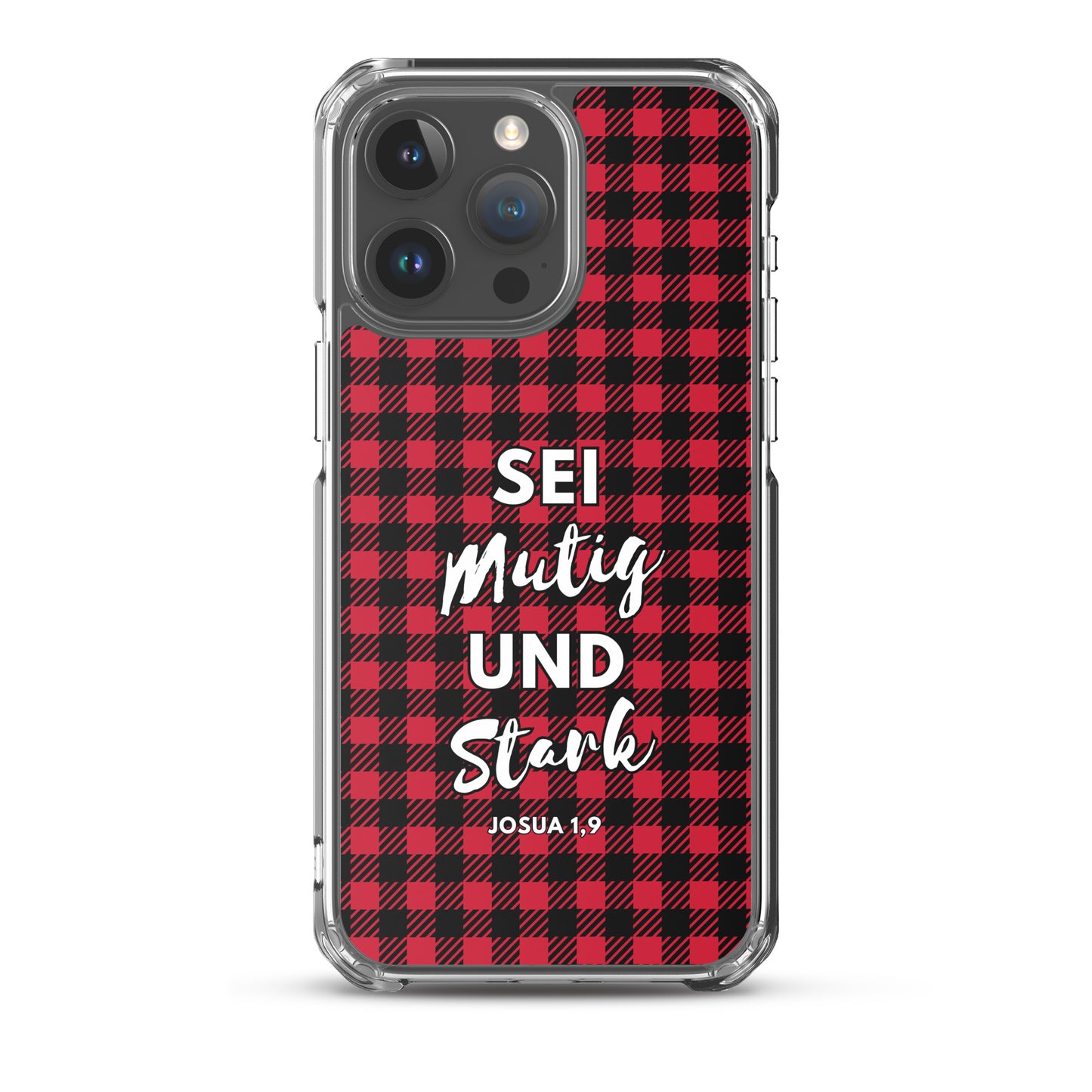 Sei mutig und stark Josua 1,9 iPhone-Hülle