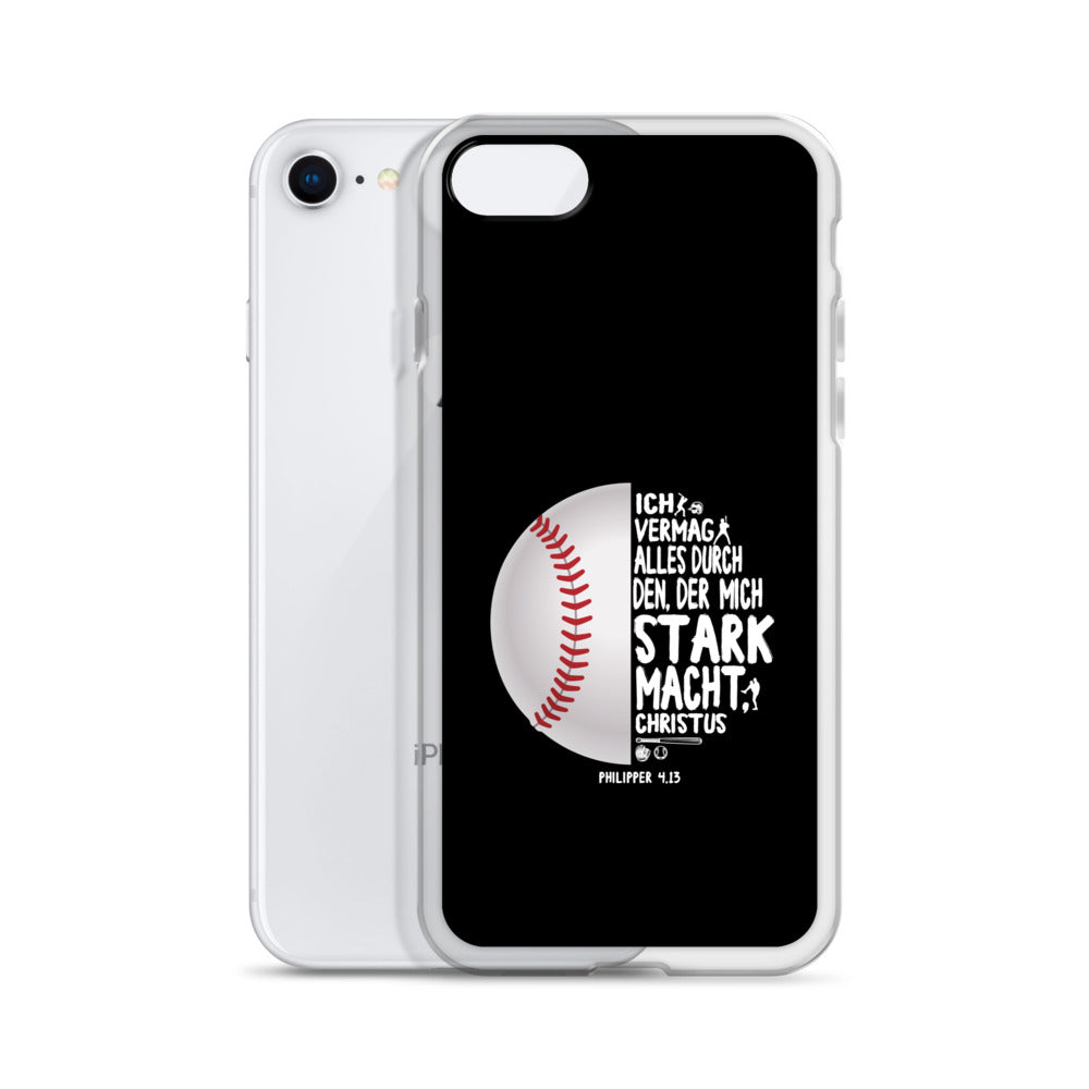 Philipper 4,13 Baseball Ich vermag alles durch Christus iPhone-Hülle