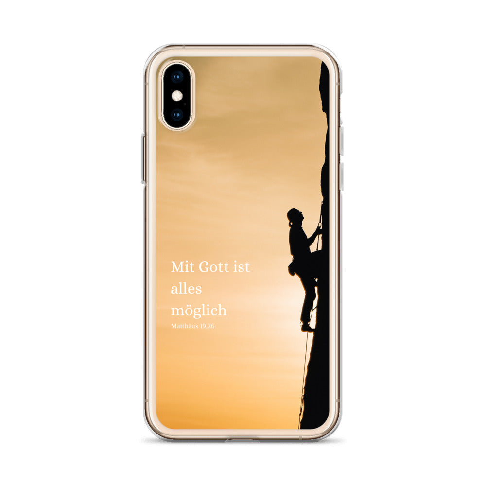 Mitt Gott ist alles möglich iPhone-Hülle