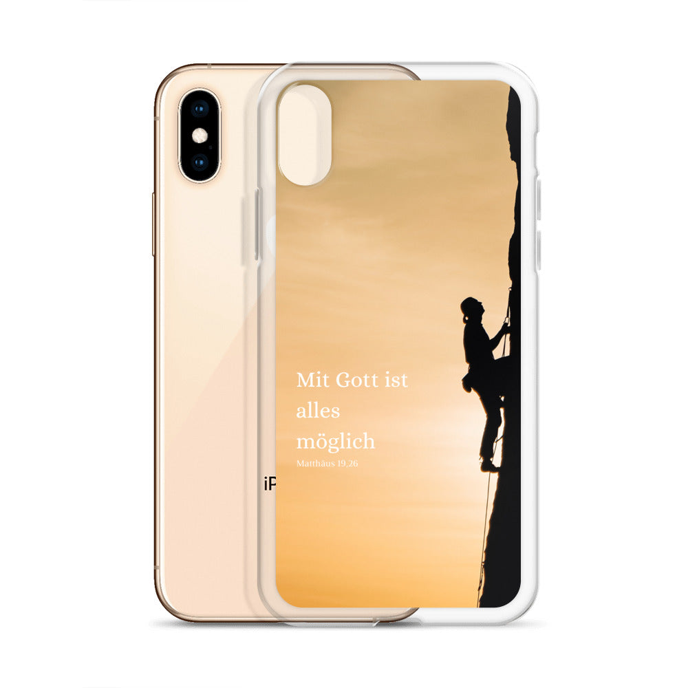 Mitt Gott ist alles möglich iPhone-Hülle