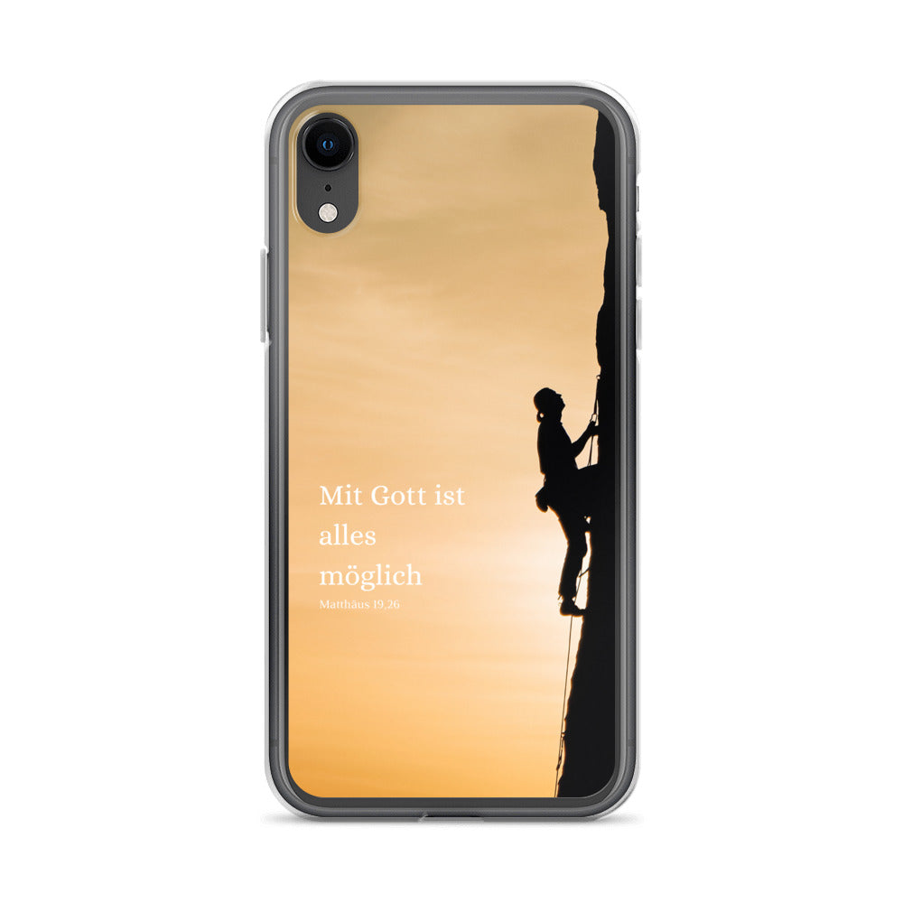 Mitt Gott ist alles möglich iPhone-Hülle
