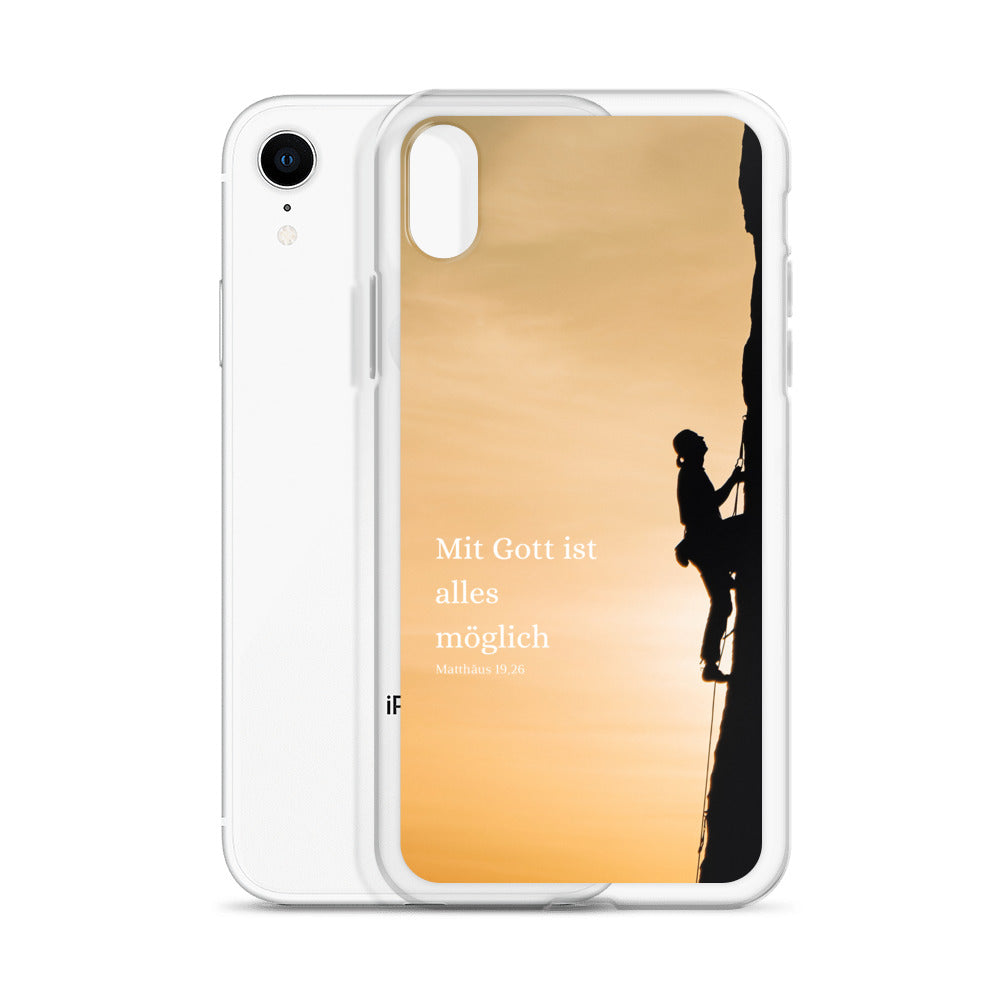 Mitt Gott ist alles möglich iPhone-Hülle